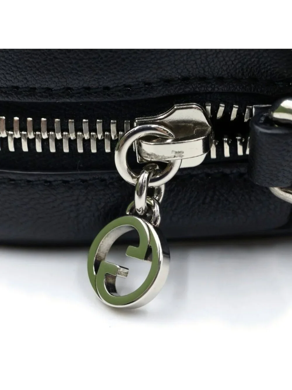 Gucci Blondie Mini Chain Shoulder Bag Leather Black